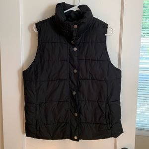 Old Navy black puffy vest